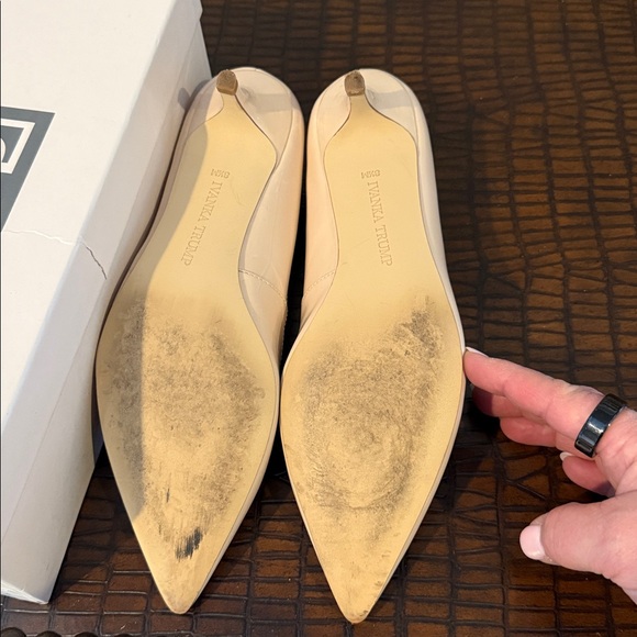 Ivanka Trump Cream Heels - Picture 6 of 6